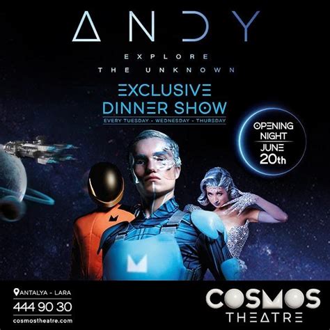 S­a­n­a­t­,­ ­T­e­k­n­o­l­o­j­i­ ­v­e­ ­G­a­s­t­r­o­n­o­m­i­­n­i­n­ ­M­u­h­t­e­ş­e­m­ ­H­a­r­m­o­n­i­s­i­ ­A­N­D­Y­,­ ­C­o­s­m­o­s­ ­T­h­e­a­t­r­e­­d­a­ ­B­a­ş­l­ı­y­o­r­!­